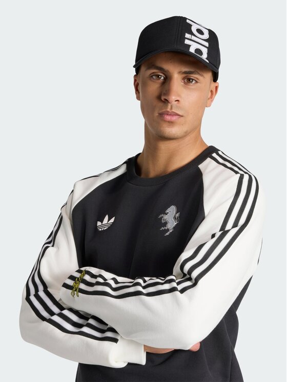 adidas adidas Bluza Juventus FC Originals Crew Czarny Regular Fit