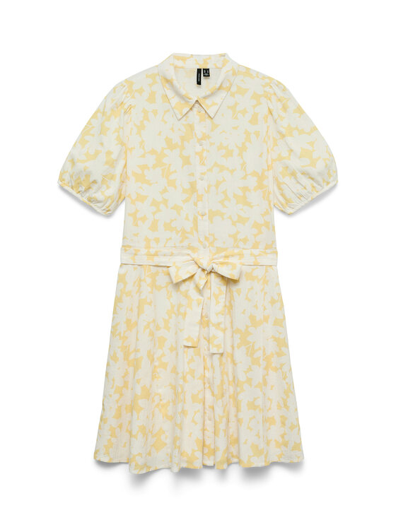 Vero Moda Vero Moda Kasdieninė suknelė Dicthe 10303728 Šviesiai geltona Regular Fit
