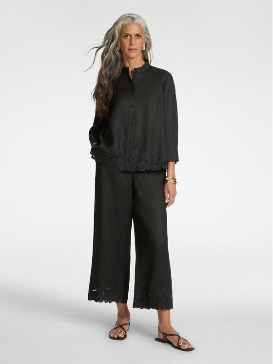 Elena Mirò Elena Mirò Camicia 5009P000302N033 Nero A-Line Fit