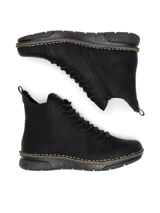 Rieker Rieker Botine 73333-00 Negru