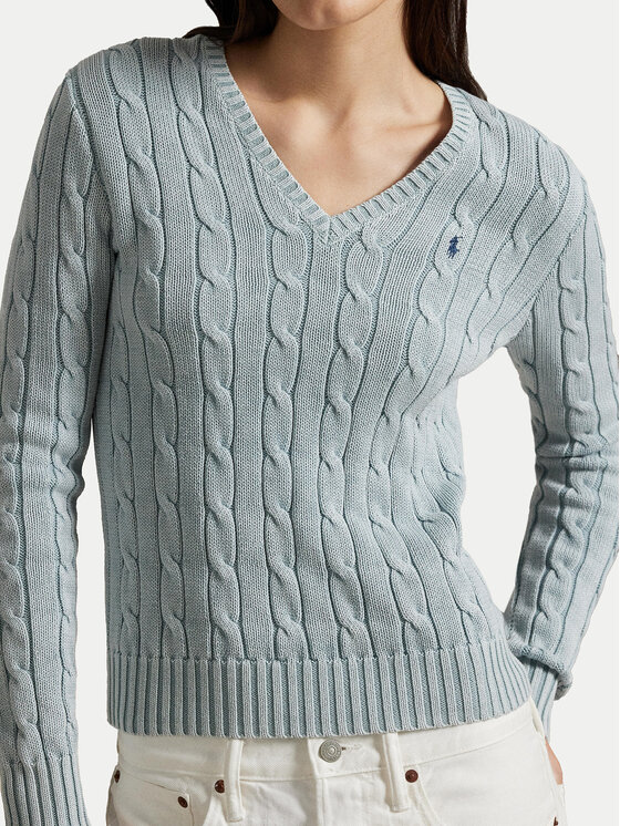 Polo Ralph Lauren Polo Ralph Lauren Džemper 211935305006 Svijetloplava Slim Fit