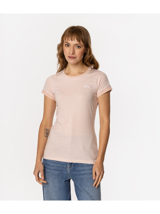 Lee Cooper Lee Cooper T-Shirt ALINE 6040 Różowy Regular Fit