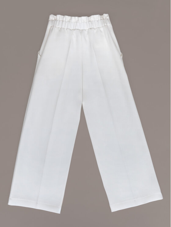 SLY SLY Spodnie materiałowe 5SM-23 Écru Comfortable Fit