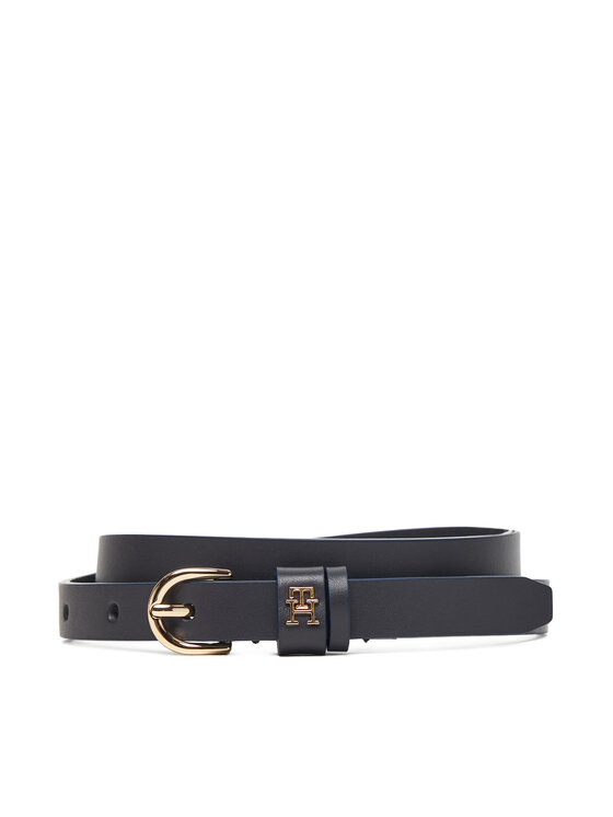 Tommy Hilfiger Pasek Damski Essential Effortless 1.5 AW0AW17759 Granatowy