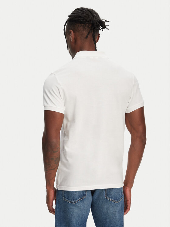 Robe di Kappa Robe di Kappa Polo William 6006170 Bijela Slim Fit
