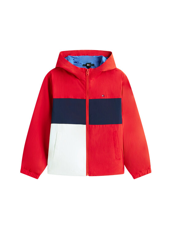 Tommy Hilfiger Tommy Hilfiger Prehodna jakna KB0KB10389 Rdeča Regular Fit