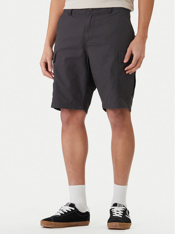 Element Element Bavlnené šortky Legion 21" ELYWS00137 Čierna Relaxed Fit