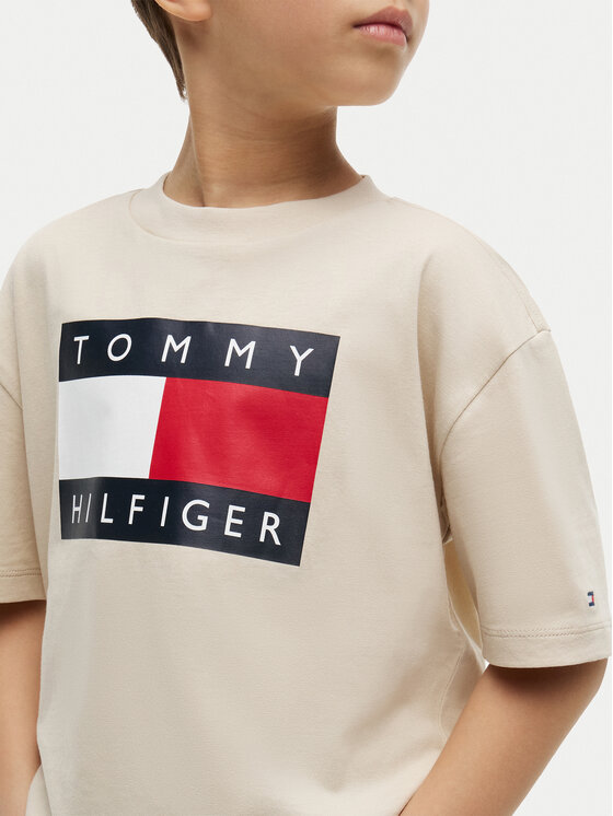 Tommy Hilfiger Tommy Hilfiger T-särk Heritage KB0KB10340 Beež Regular Fit