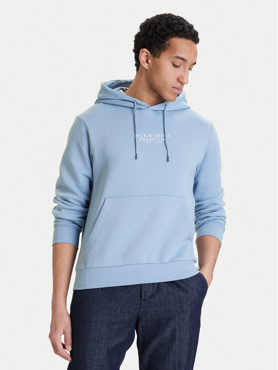 Jack & Jones Hanorac Archie 12216335 Albastru deschis Regular Fit