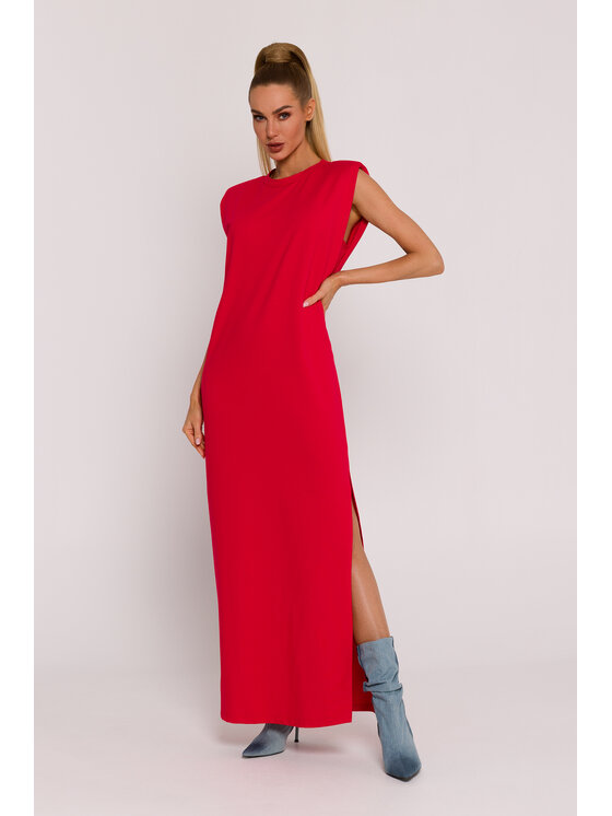 Made of Emotion Made of Emotion Vestito estivo M790 Rosso Generous Fit