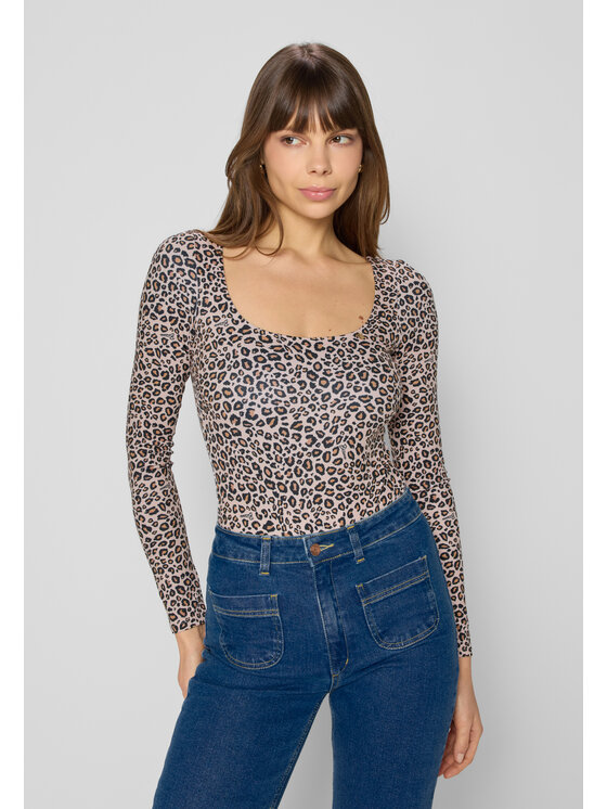 BIZUU BIZUU Body SANDY Brązowy Standard Fit