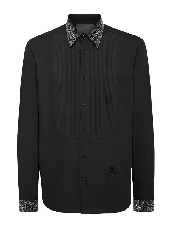PHILIPP PLEIN PHILIPP PLEIN Košile 11467 Černá Slim Fit