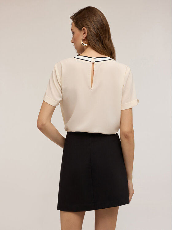 Motivi Motivi Blusa 2714Q001872N0S1 Bianco Regular Fit