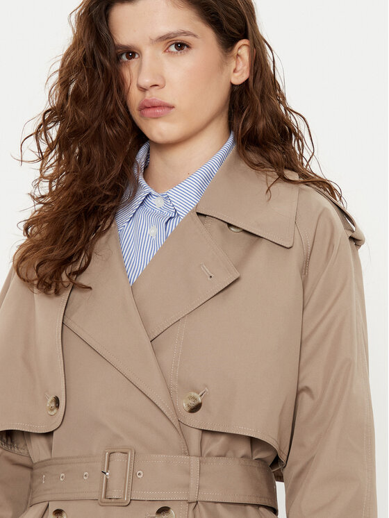 JOOP! JOOP! Trenčkot Carrie 10018890 30044820 Béžová Regular Fit