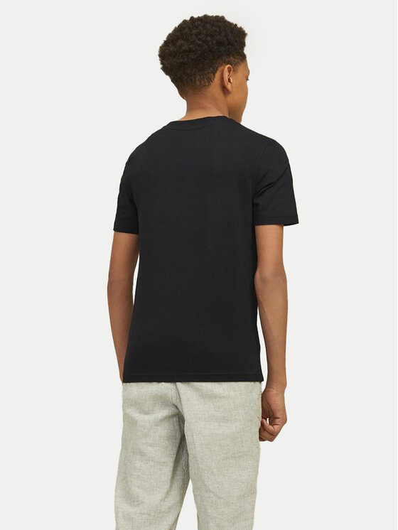 Jack&Jones Junior Jack&Jones Junior Футболка Mountain Logo 12263123 Чорний Standard Fit