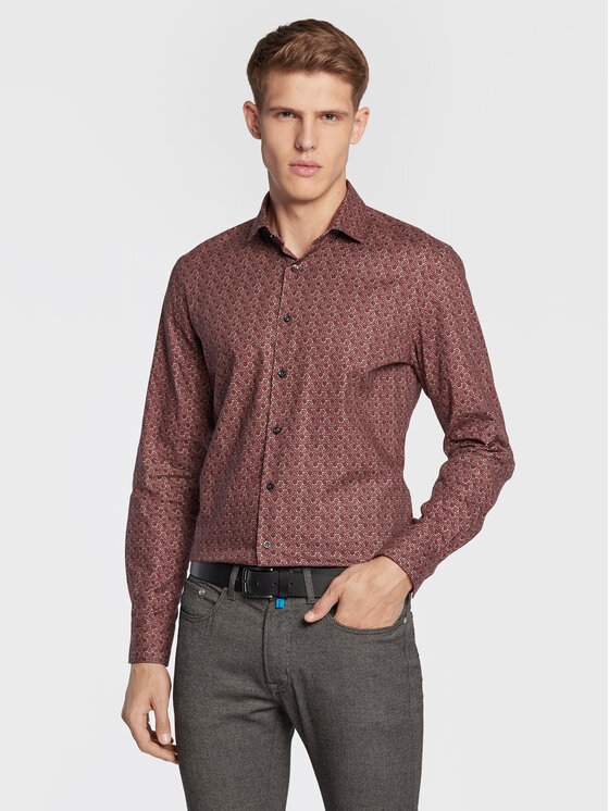 Pierre Cardin Pierre Cardin Marškiniai 11401 0069 Vyšninė Tailored Fit