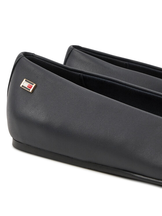 Tommy Hilfiger Tommy Hilfiger Baleríny Essential Chic Ballerina FW0FW08059 Tmavomodrá