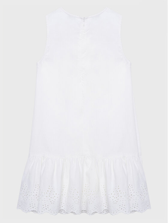 Guess Guess Rochie de vară J3GK10 WCVM0 Alb Regular Fit
