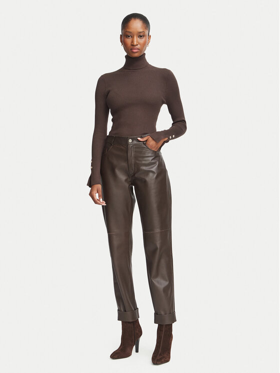 Guess Guess Rolák W6BR29 Z1417 Tmavě hnědá Slim Fit