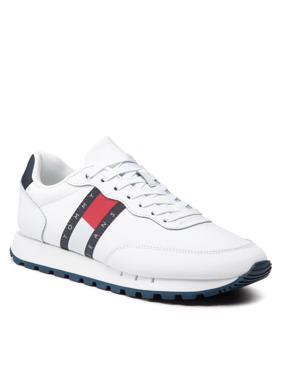 Tommy Jeans Tommy Jeans Sneakers Leather Runner EM0EM00898 Bianco