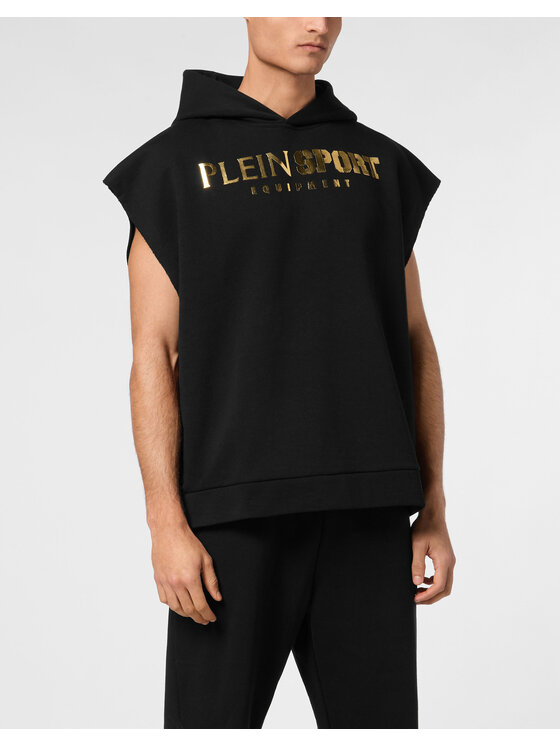 Plein Sport Plein Sport Kamizelka 23097 Czarny Straight Fit