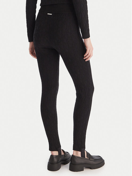 MICHAEL Michael Kors MICHAEL Michael Kors Legginsy MF530W7JWV Czarny Slim Fit