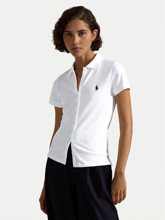 Polo Ralph Lauren Polo Ralph Lauren Πουκάμισο 211939272002 Λευκό Slim Fit