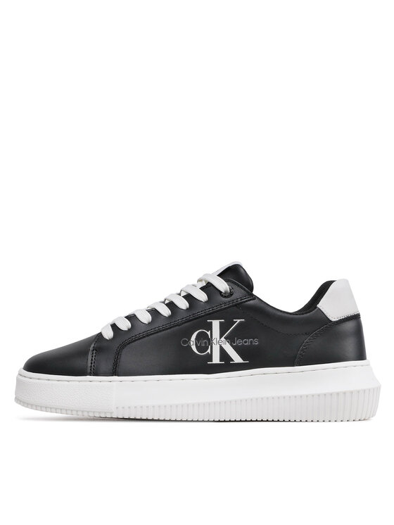 Calvin Klein Jeans Calvin Klein Jeans Tenisice Chunky Cupsole Laceup Mon Lth Wn YW0YW00823 Crna