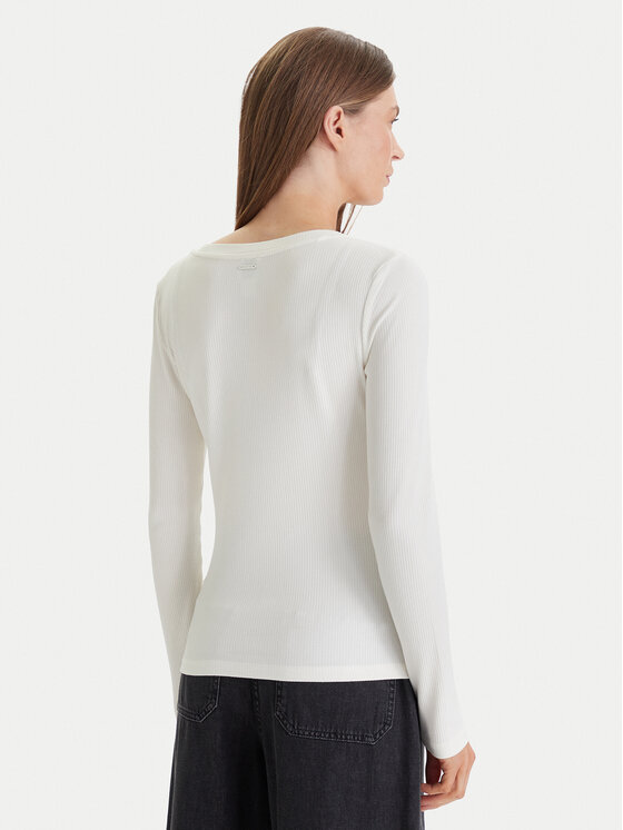 Calvin Klein Calvin Klein Blúz LV044D235G Fehér Slim Fit