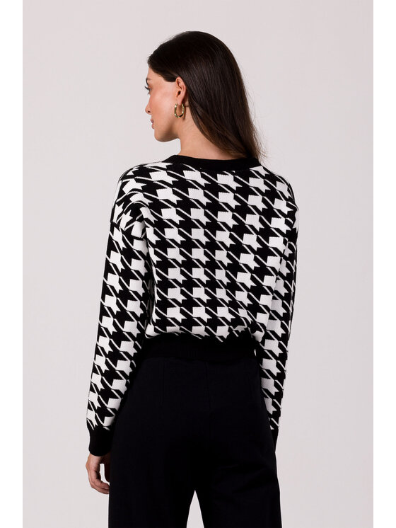 BeWear BeWear Kardigán BK104 Čierna Comfortable Fit