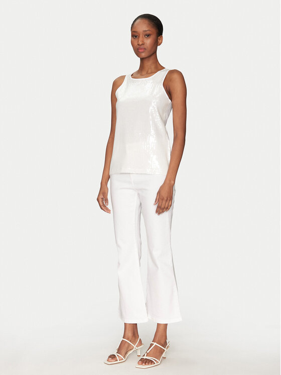 Marella Marella Topiņš Terzo 2513941124 Balts Slim Fit