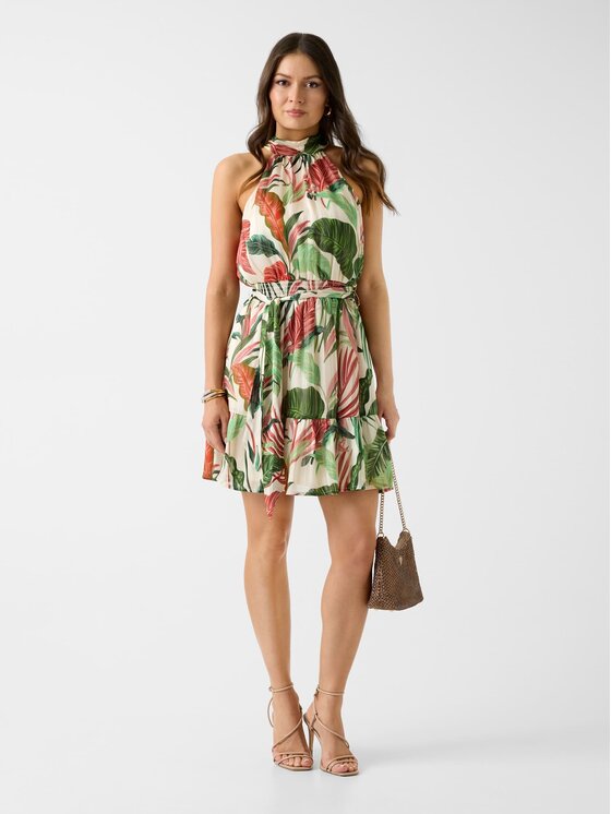 Guess Guess Sukienka codzienna 181827 Zielony Classic Fit