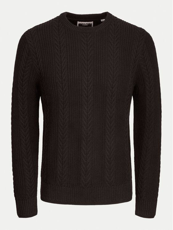 Jack & Jones Jack & Jones Sweter 12261436 Czarny Regular Fit