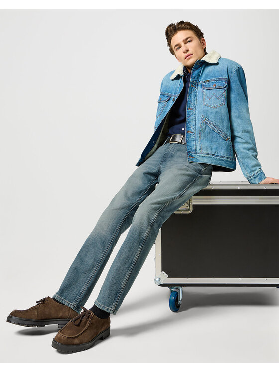Wrangler Wrangler Jeansy GREENSBORO Niebieski Regular Fit