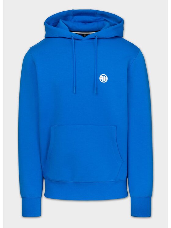PITBULL PITBULL Bluza CHARGER SMALL LOGO Niebieski Regular Fit