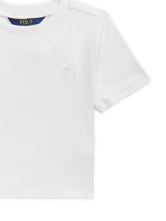 Polo Ralph Lauren Polo Ralph Lauren Marškinėliai 313A96144001 Balta Boxy Fit