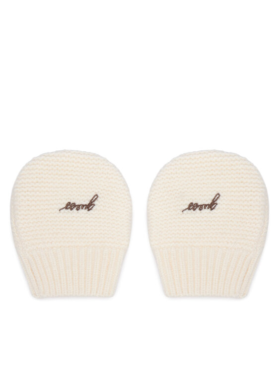 Guess Guess Komplekti kuuluvad müts ja kindad H6BZ08 Z1552 Kreemjas