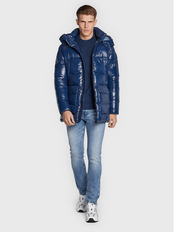 Save The Duck Save The Duck Зимно яке D40292M LUCK15 Тъмносин Regular Fit