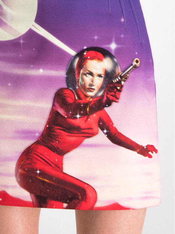 PINKO Pinko Gonna a trapezio 20192 PBK2 1B144P 7811 Viola Slim Fit