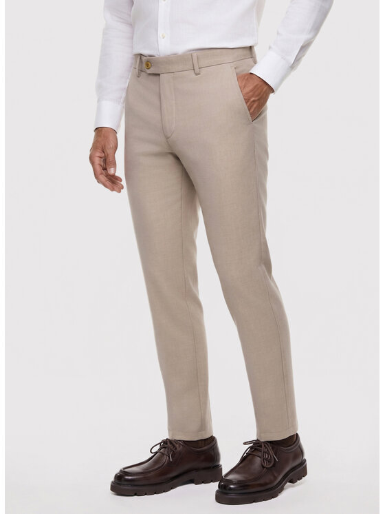 Pako Lorente Pako Lorente Chinosy P26WF-WX-004 Beżowy Slim Fit
