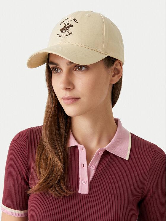 Beverly Hills Polo Club Beverly Hills Polo Club Czapka z daszkiem CWBEO-BHPC-U3-003-SS26 Beżowy