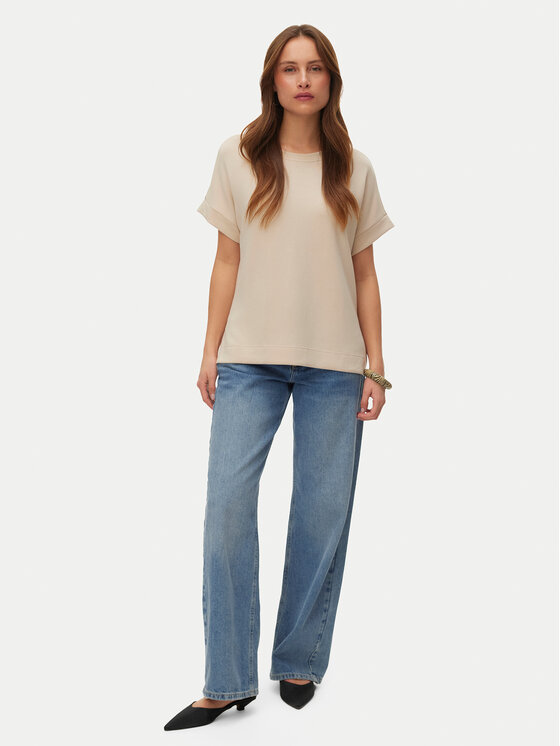 Vero Moda Vero Moda Majica Hali 10339414 Bež Regular Fit