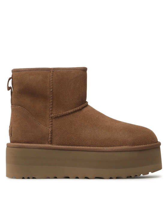 Ugg Snehule W Classic Mini Platform 1134991 Hnedá
