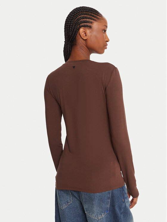 Weekend Max Mara Weekend Max Mara Särkpluus Multie 2525946012 Pruun Slim Fit