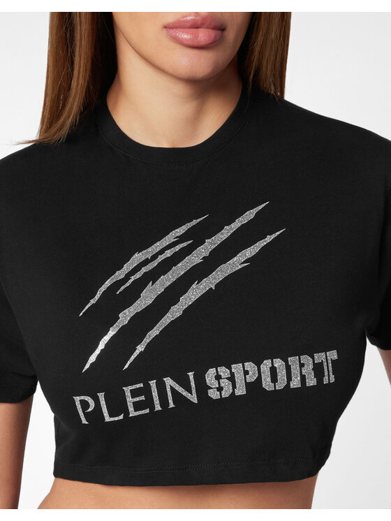Plein Sport Plein Sport T-Shirt 12967 Czarny Regular Fit