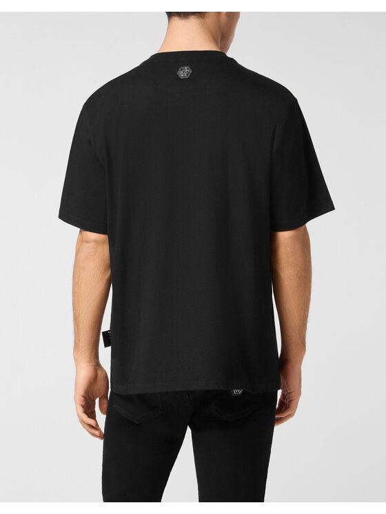 PHILIPP PLEIN PHILIPP PLEIN T-Shirt 27061 Czarny Regular Fit
