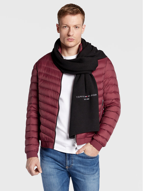 Tommy Hilfiger Шал Horizon AM0AM10372 Черен