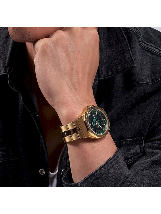 Guess Guess Zegarek GW0573G2 Złoty