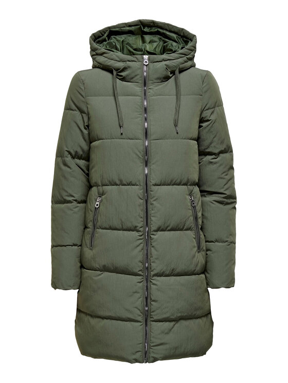ONLY ONLY Žieminė striukė 15205369 Žalia Regular Fit