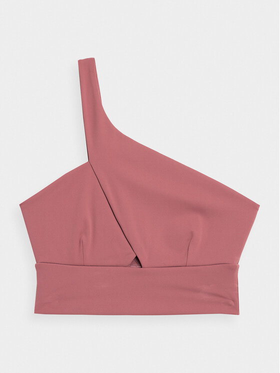 4F 4F Marškinėliai 4FAW23TSLEF030 Raudona Slim Fit